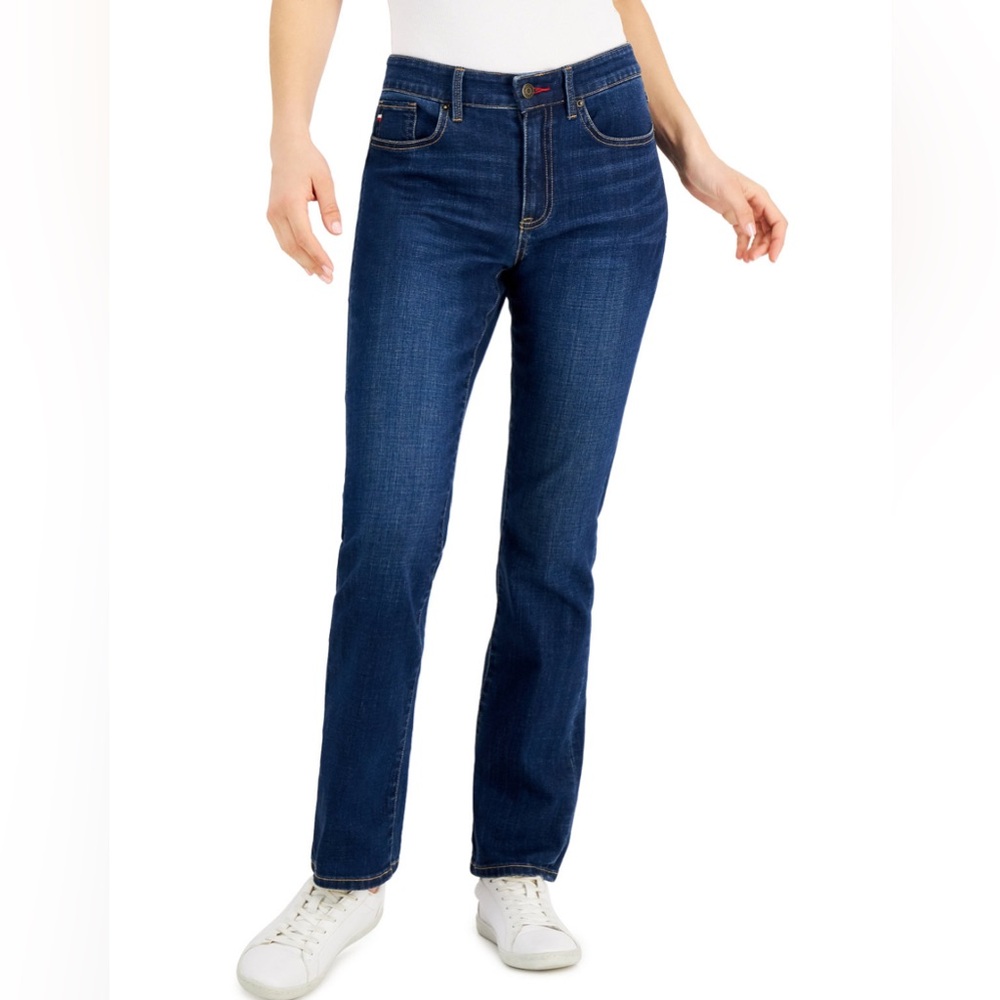 TOMMY HILFIGER WOMEN JEANS STRAIGHT LEG SIZE 10